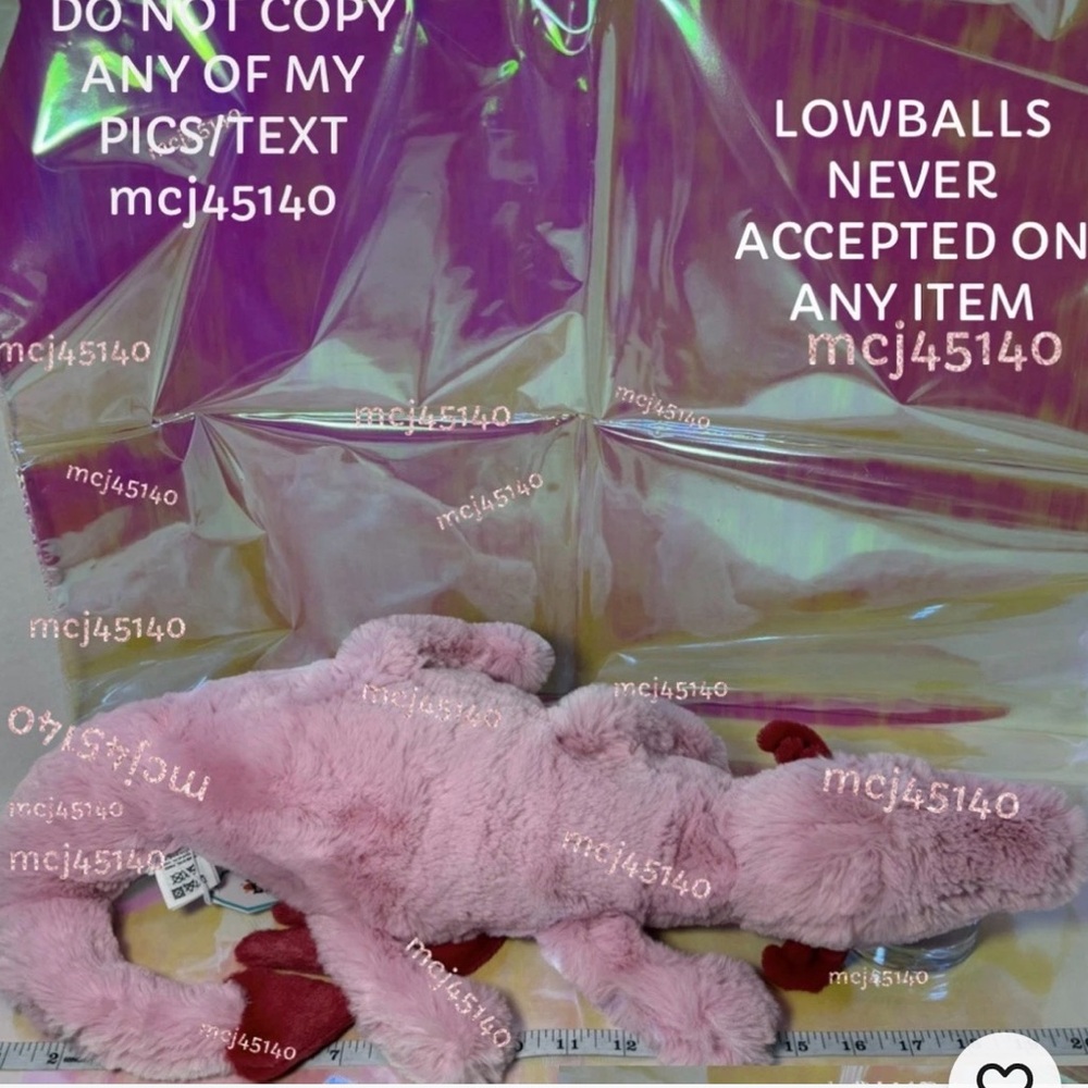 BNWT SET OF 9 JELLYCAT SNOW SAGE LAVENDER ROSE SKY DEXTER LAZULIA MALACHY HEART - Picture 13 of 15